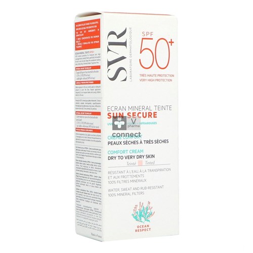 Svr Sun Secure Mineral Peau Sèche 50+ 60 ml