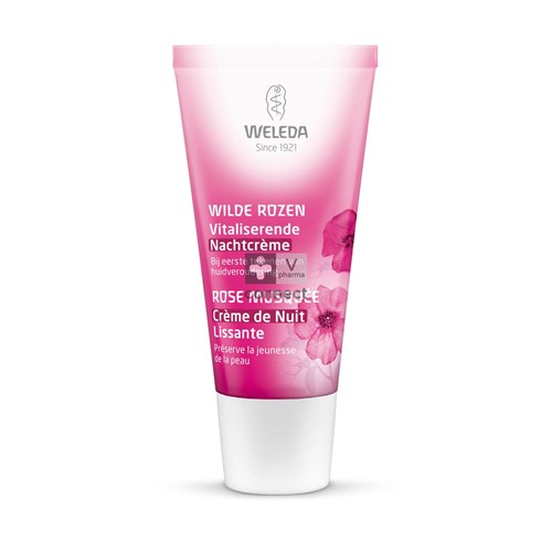 Weleda Wilde Rozen Nachtcreme Vitalis. Tube 30ml