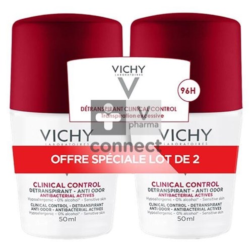 Vichy Deo 96H Clinical Control 50 ml Duo