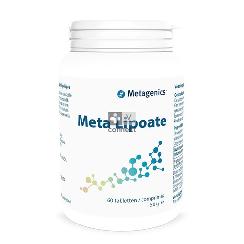 Meta Lipoate Pot Tabl 60 Metagenics