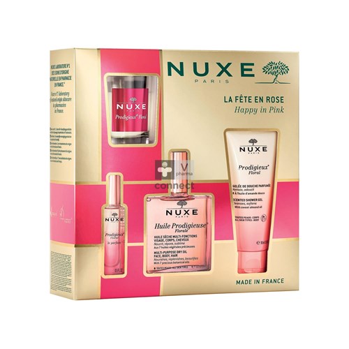 Nuxe Coffret Prodigieux La Fête En Rose