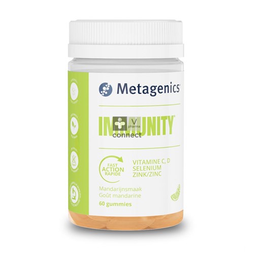 Immunity Mandarijn Gummies 60 Metagenics