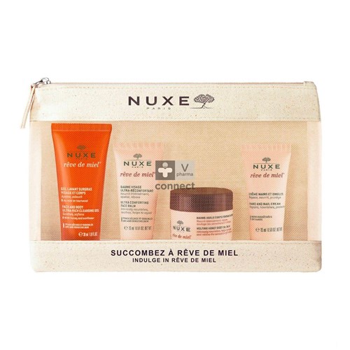 Nuxe Travel Kit Reve De Miel 4 Prod.