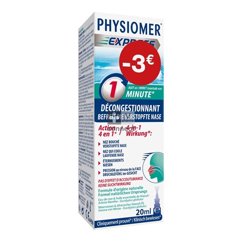 Physiomer Express Pocket 20ml -3€