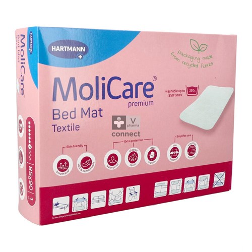 Molicare Premium Bed Mat Textile 7 Gouttes 75 X 85 Q.1