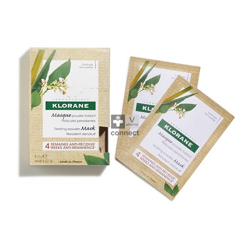 Klorane Capil. Masker Verzorging Pdr Galanga 8x3g