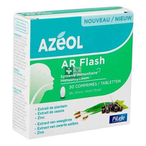 Pileje Azeol Ar Flash 30 Comprimés