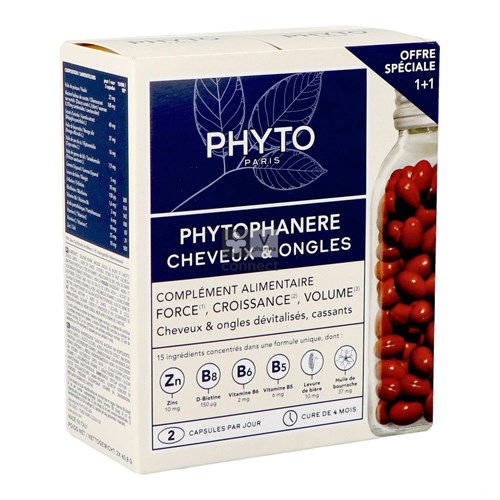 Phytophanere Haar & Nagels Caps 2x120