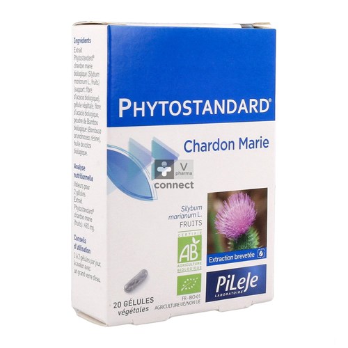 Phytostandard Chardon Marie 20 Gélules