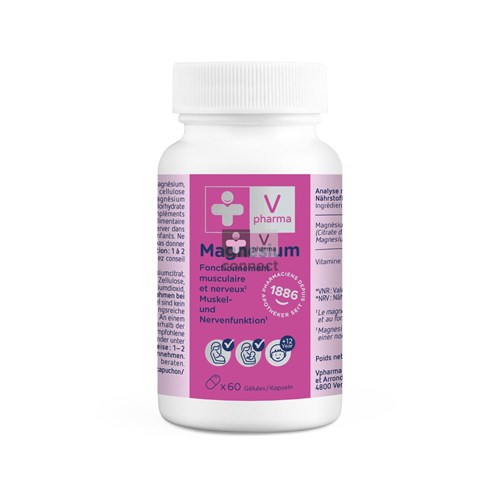 VPharma Magnesium 60 Gélules