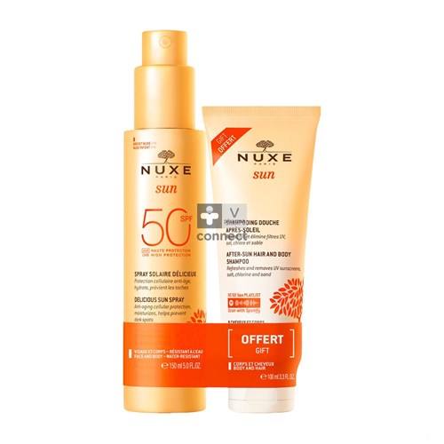 Nuxe Duo Spray Delicieux Ip50 150ml+sh 100ml Free