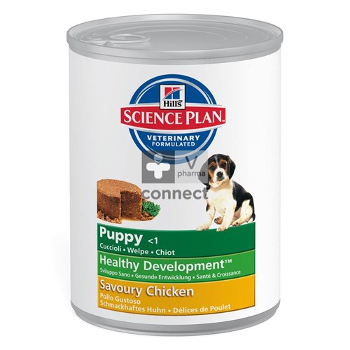 Hills Science Plan Canine Puppy Healthy Development 370 g 12 Boites Poulet