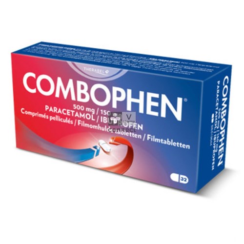 Combophen Comprimés Pelliculés 32X 500/150 Mg