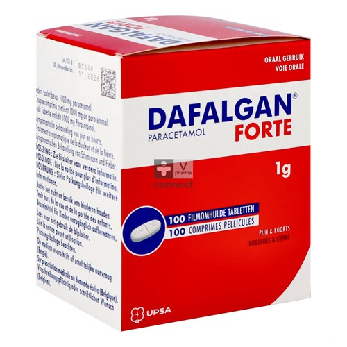 Dafalgan 1000 mg Forte Comprimés Pellicules 100