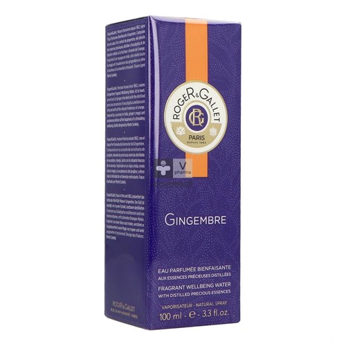 Roger & Gallet Gingembre Eau Fraiche Parfumée 100 ml