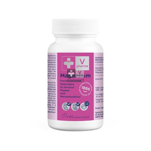 VPharma Magnesium 120 Gélules