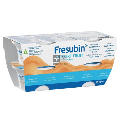 Fresubin Dessert Fruit 125g Pommepêche/appelperzik