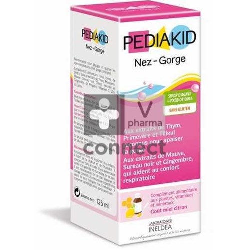 Pediakid Nez-Gorge Solution Buvable Flacon 125 ml