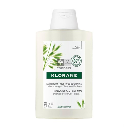 Klorane Shampooing Lait Avoine 200ml