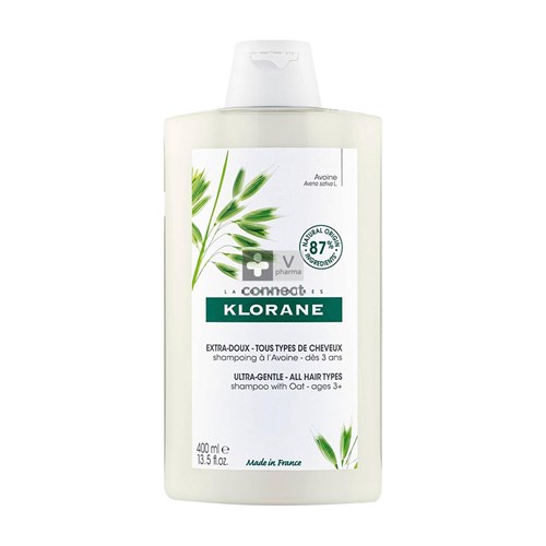 Klorane Shampooing au Lait d'Avoine 400 ml