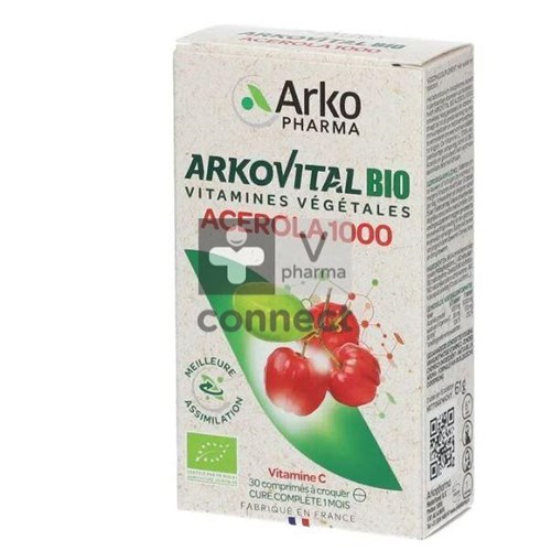 Arkovital Acerola 1000 15 Comprimés à croquer