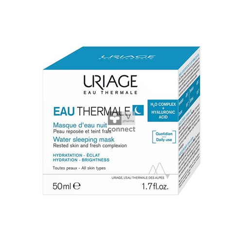 Uriage Eau Thermale Masker Water Nacht 50ml