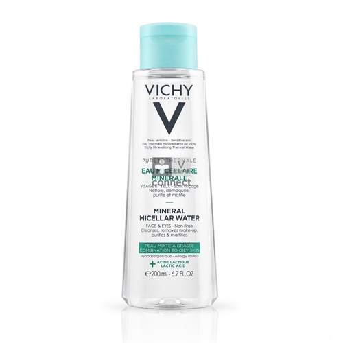 Vichy Pt Micellair Water Vette Gemengde Huid 200ml