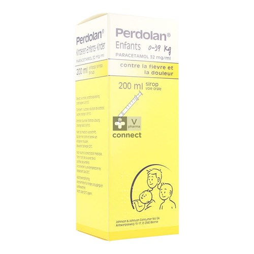 Perdolan Enfants Sirop 32mg/Ml 200 ml