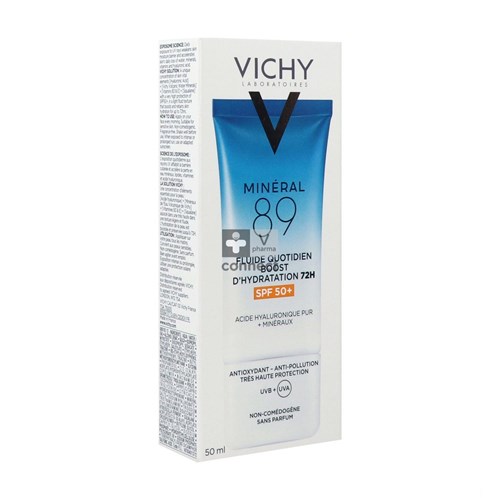 Vichy Mineral 89 Hydraterende Fluide Spf50+ 50ml