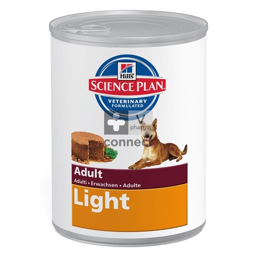 Hills Science Plan Canine Adult Light 370 g 12 Boites Poulet