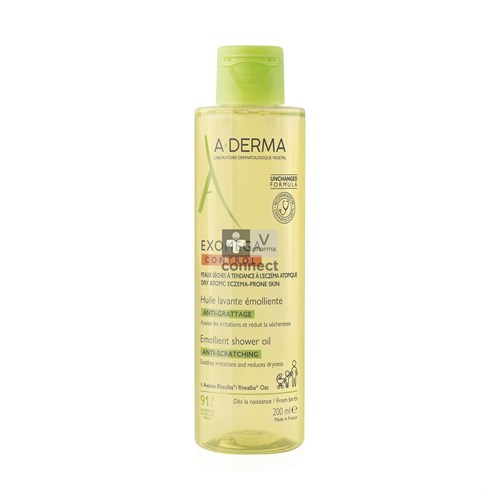 Aderma Exomega Control Huile lavante émolliente 200Ml