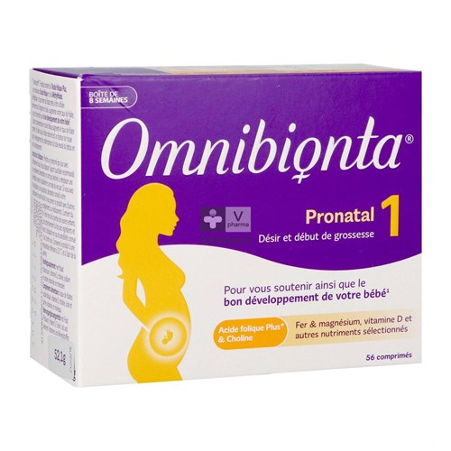 Omnibionta Pronatal Kinderwens Zwang.8wek Tabl 56