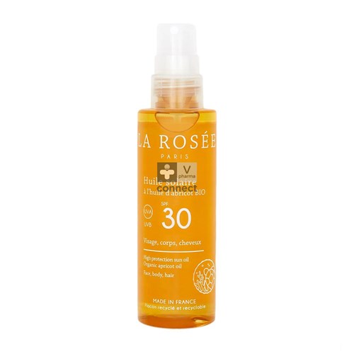 La Rosee Huile Solaire Abricot Ip30 150 ml