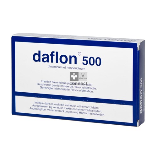 Daflon 500 mg 30 Comprimés