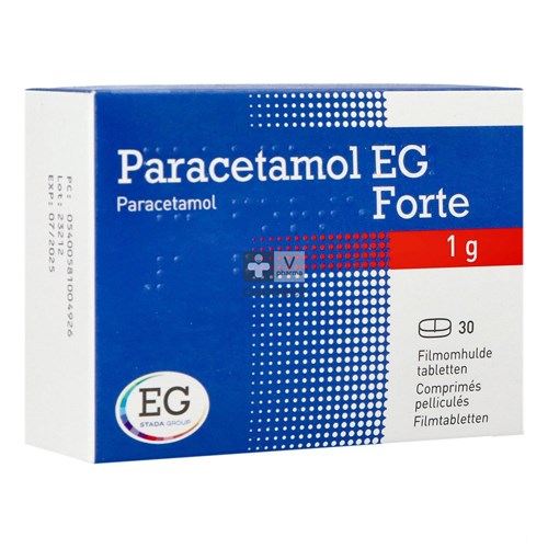 Paracetamol EG 1 g 30 Comprimés