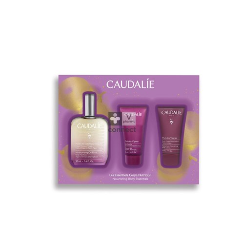 Caudalie Kerstset Moist.oil Elixir 2024 3prod Prom