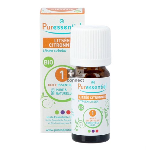 Puressentiel Huile Essentielle Litsee Citronné Bio 10 ml