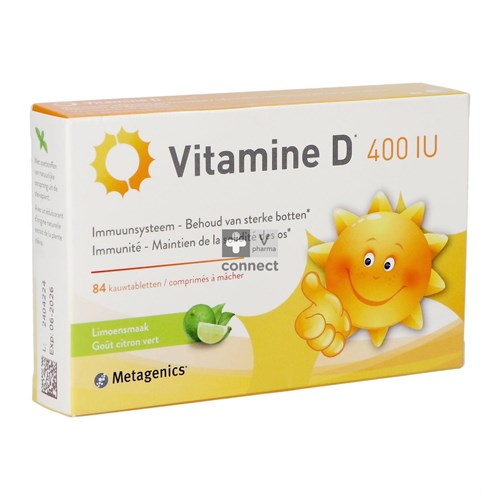 Metagenics Vitamine D 400Ui 84 Comprimés