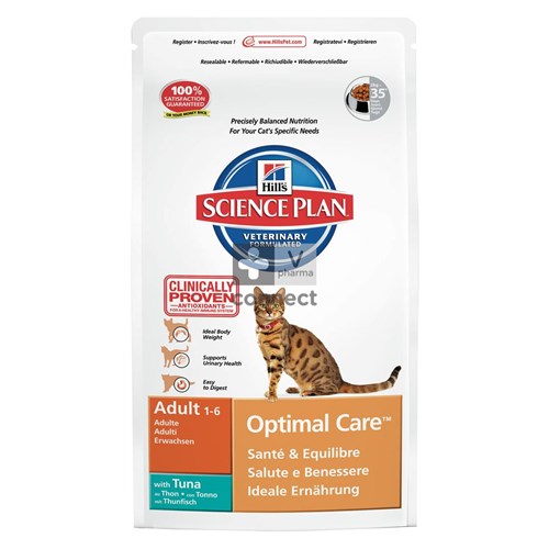 Hills Science Plan Feline Adult Optimal Care 2 kg Thon