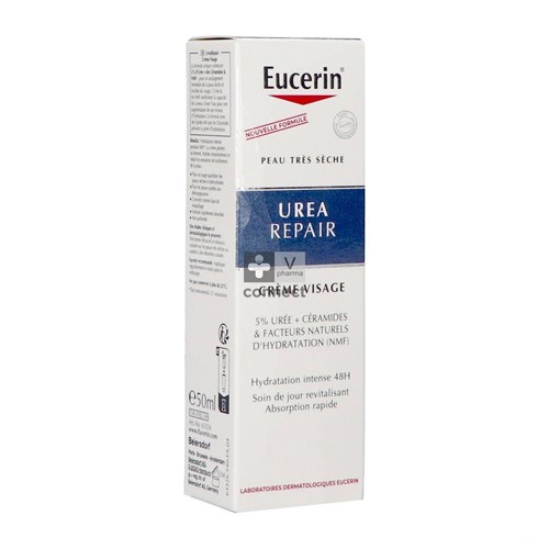 Eucerin Urearepair Gezichtscr 5% Urea Tube 50ml Nf