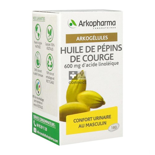 Arko Huile de Pepins de Courge 180 Gélules