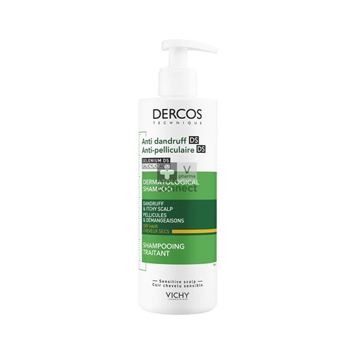 Vichy Dercos A/roos Droog Haar Sh 390ml