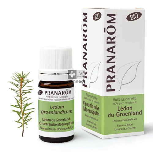 Pranarom Lédon du Groenland Huile Essentielle Bio 5 ml