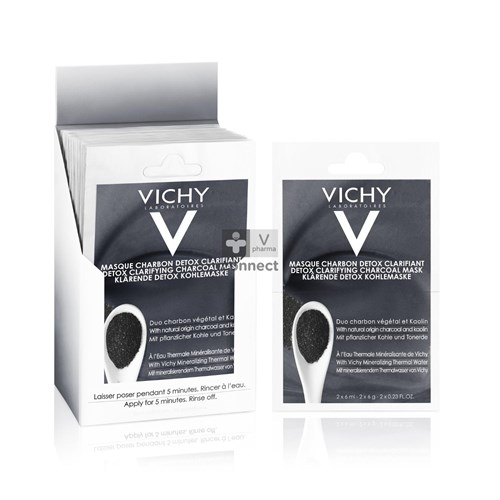 Vichy Pt Masker Houtskool Detox 12ml