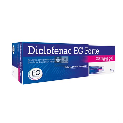 Diclofenac Eg Forte 2% Gel 100 gr