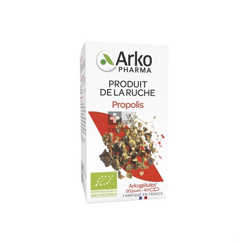 Arkogelules Propolis Bio 40 Gelules