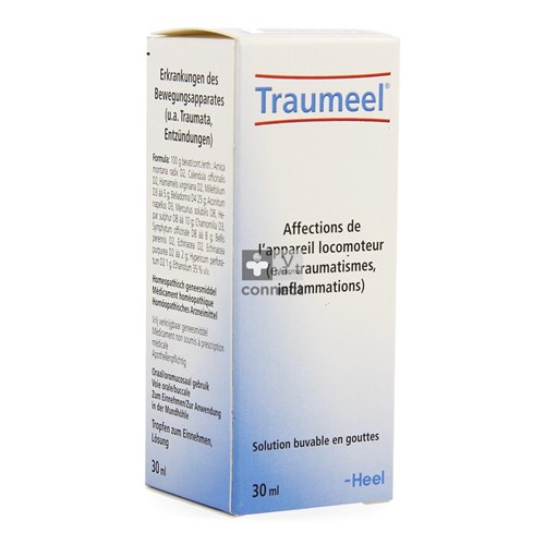 Traumeel Solution Buvable Gouttes 30 ml Heel