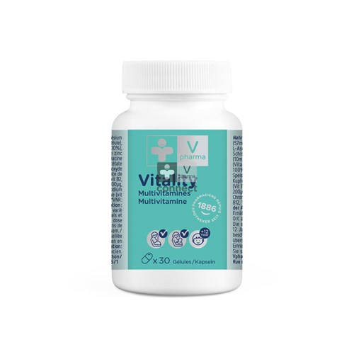 VPharma Vitality Multivitamines 30 Gélules