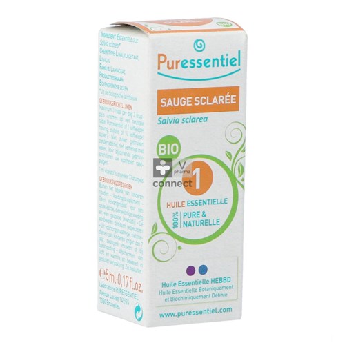 Puressentiel Sauge Sclarée Huile Essentielle Bio  5 ml