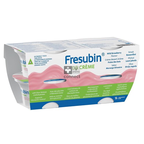 Fresubin Db Crème 125g Fraise Des Bois/bosaardbei